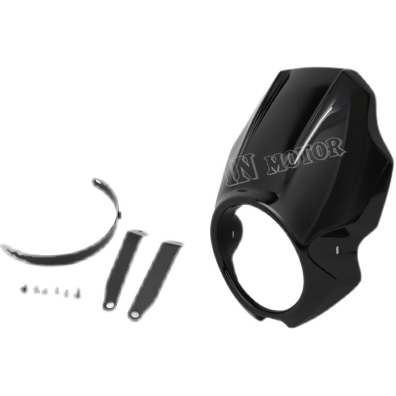 适用本T 改e装REBEL CM300 CM500 反叛者大灯头罩 导流罩包头灯罩