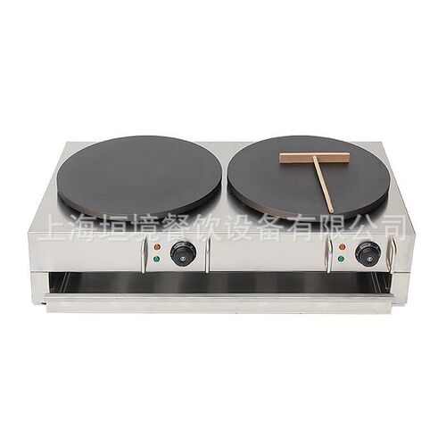 22双头班戟炉 电热班r戟炉 杂粮煎饼机 可丽饼机 煎饼果子机