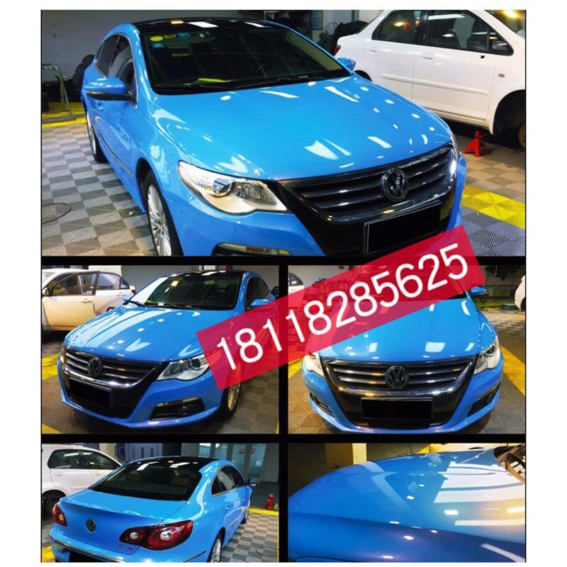 汽车改色九狼糖果漆炫彩r亮色鲜亮变色龙特效漆绿黄紫粉蓝油漆喷