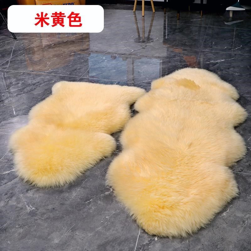 整张羊皮垫纯羊毛沙发垫皮毛一体卧室床边羊毛地毯U长毛真皮羊毛,居家布艺,地毯,淘宝优惠券,粉丝福利购,淘宝优惠卷