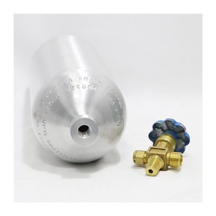 二氧化碳钢瓶高压小气瓶水草co2铝B瓶氧气罐铝合金氮气1L2L4升无