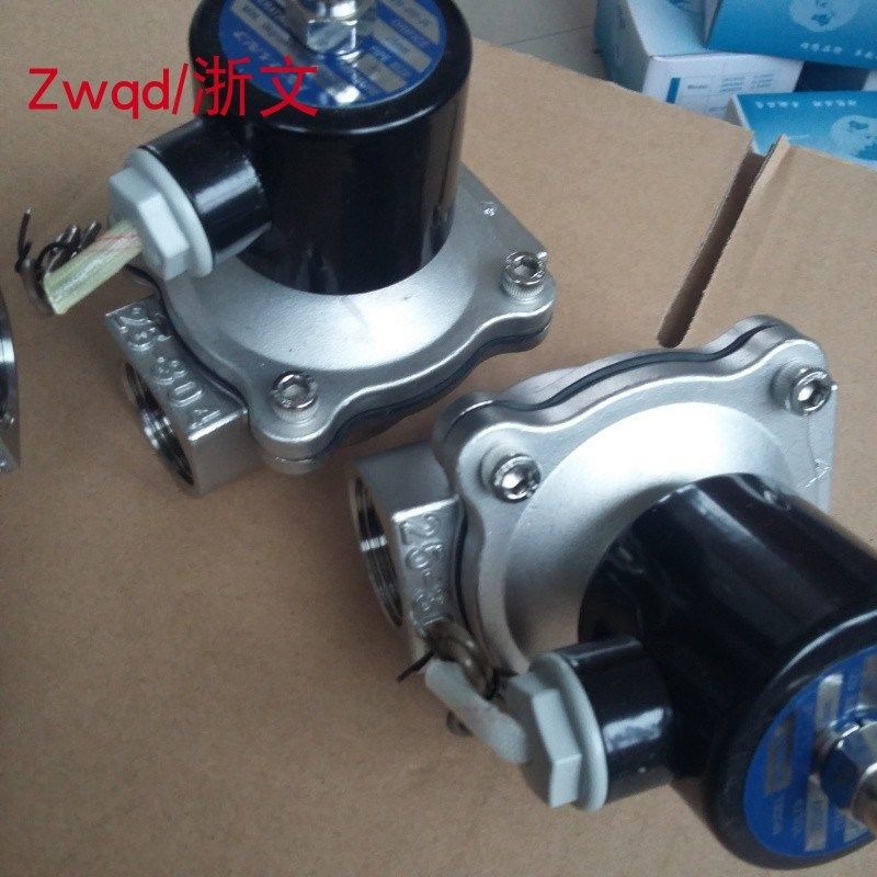 304不锈钢电磁阀ZjS-15B ZS-20B ZS-25B常闭疏水控制阀开关4分DN1