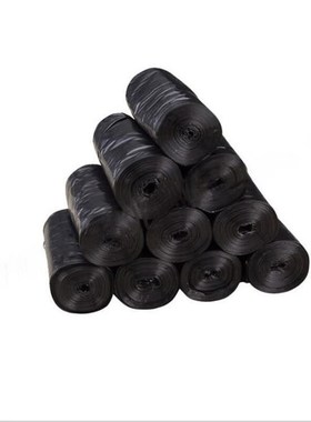 SS/苏识 点断式平口垃圾袋黑色 SSL0B02 4555cm 25祇100卷 加