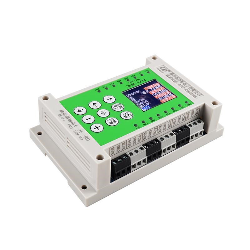 可编程延时时间继电器8进8出控制器循环定时开关简易WPLC一体机d