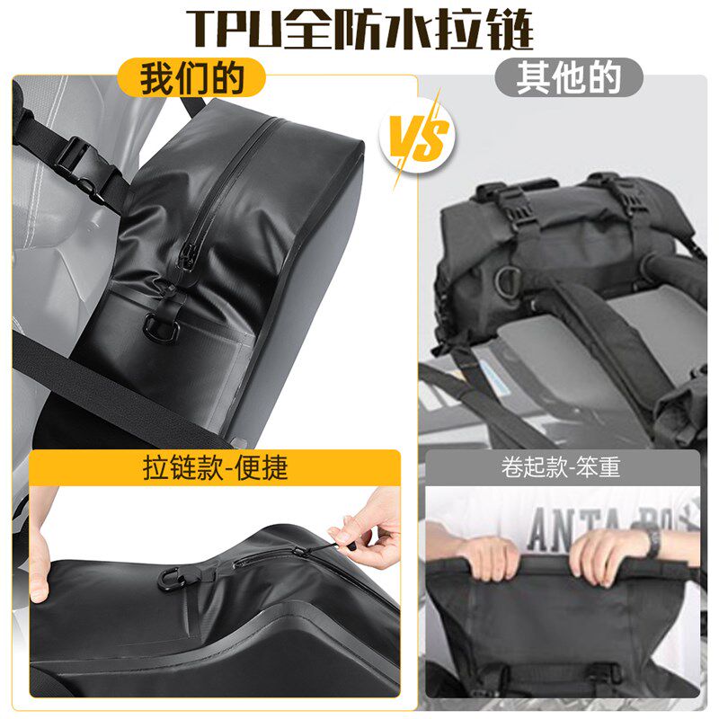 NEWBOLERj全防水摩托车双边侧包TPU材质摩托车边包后尾包一对