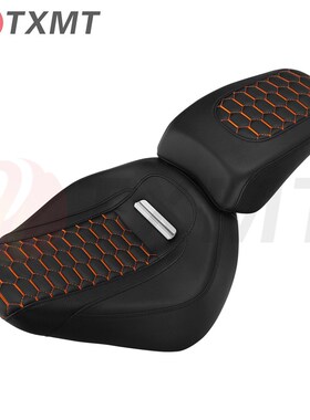 适用于哈雷突破者 FXBR 18-24 黑色橙色司机乘客 PilWlion 座椅