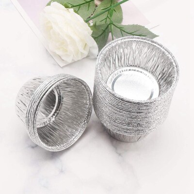 150 Pcs Aluminum Foil Cupcake Cups Ramekin Muffin BaXking Cu
