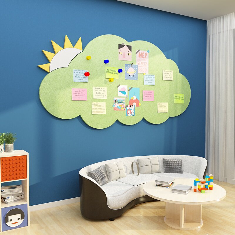 心理咨询室布f置文化墙面装饰挂图毛毡留言许愿墙贴健康辅导贴纸