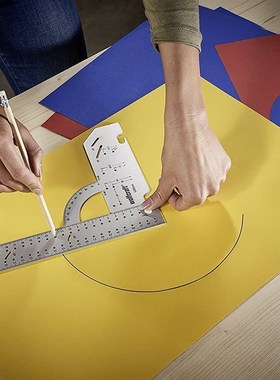 木工多功a能划线尺T型尺万能角尺洞洞尺Wolfcraft Universal Angl