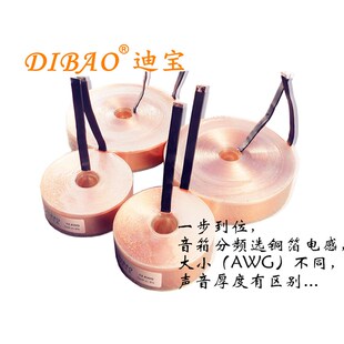 厂家直销分频器电感器 9R.6mH铜箔电感 20AWG