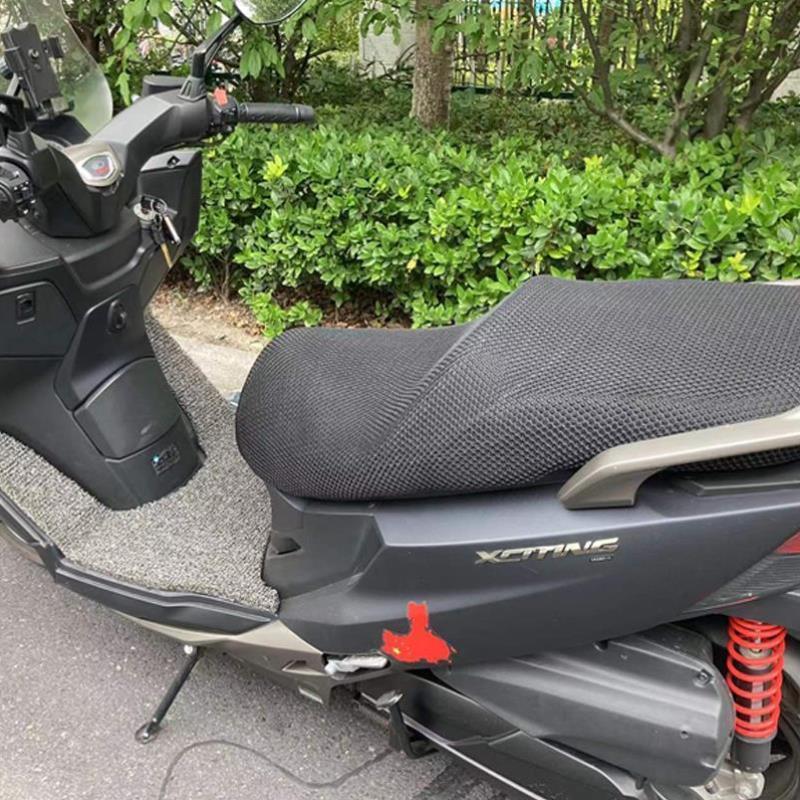 适用光阳CT250300坐垫套摩托车改装蜂窝网防晒座套座垫隔热网