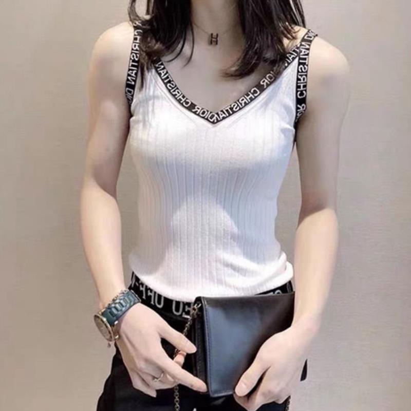 2-300斤大码法式小吊带遮肚子胖mm外穿背心打底内搭上衣无袖t恤女