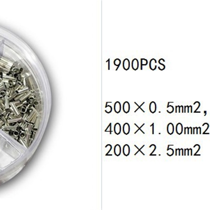精品国标冷压端子/EN1900PCS管型端头/适用范围;工业电器。