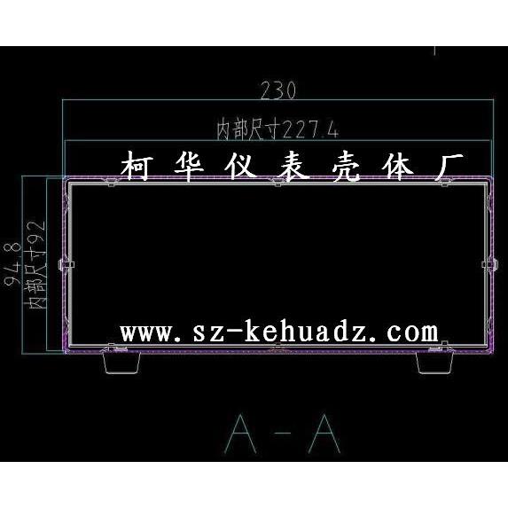 塑料围框金属仪表外壳/仪表壳体e/控制箱230*180*95