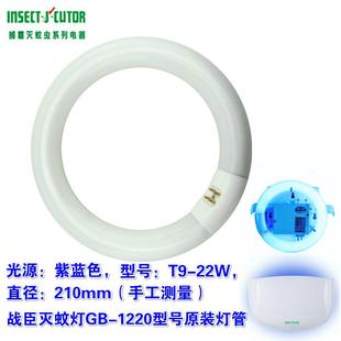 战臣灭蝇灯管GB1220灭蚊灯管T9蓝光F22W环形圆形紫光捕虫诱虫灯管