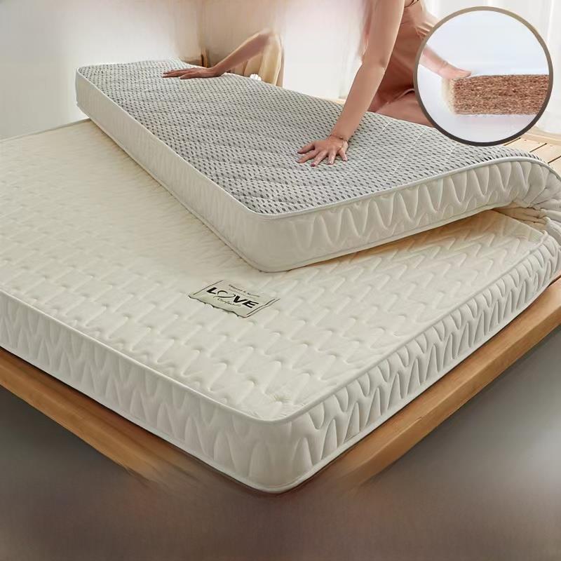 天然椰子棕榈床垫10cm加厚西蒙斯乳胶棕榈垫家庭卧室腰保护脊柱硬