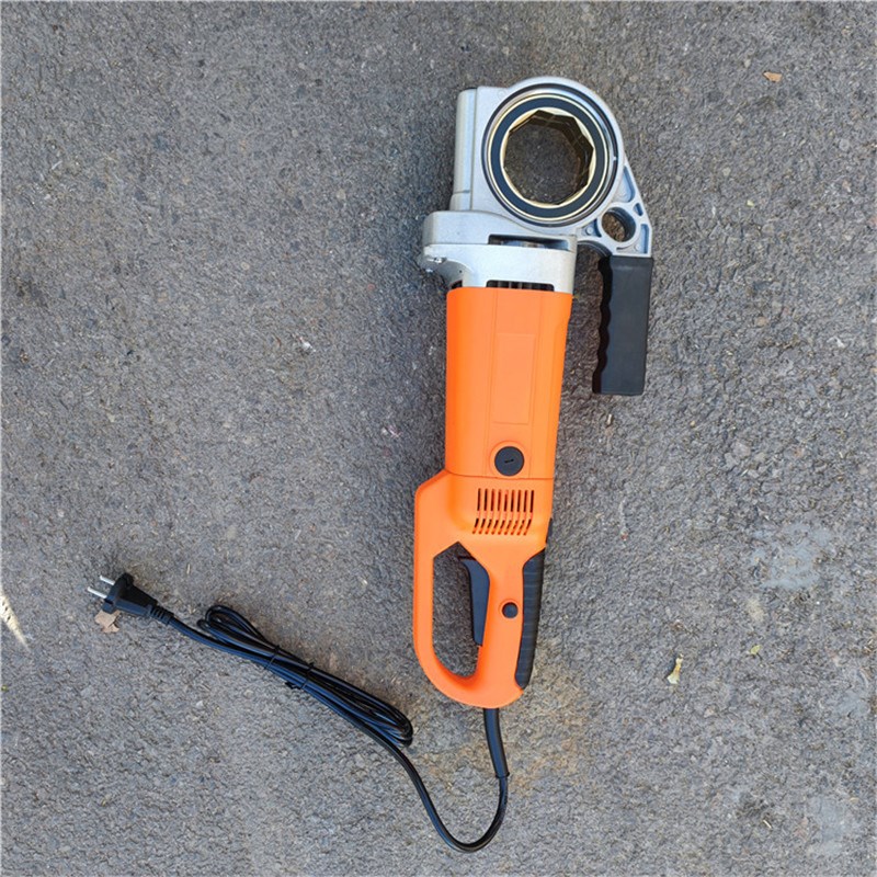 电动地脚螺栓车丝机 手持式攻丝机 手持式圆钢套丝机