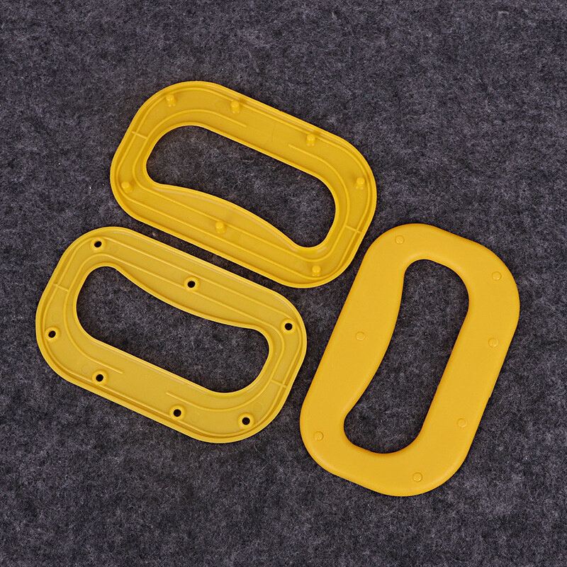 塑料提手扣定制 厂家黄色大米袋扣手订做子母扣定做量大从优