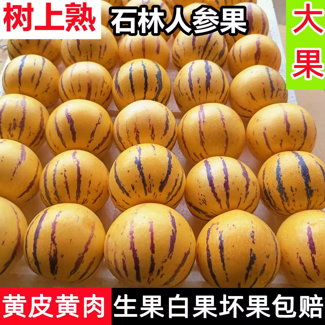 云南石林人参果圆果5斤新鲜应当季水果黄肉熟人生果大果包邮