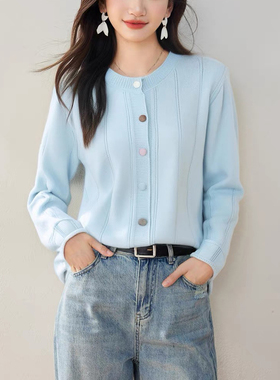 【甜馨tia专享】福利 软糯  法式毛衣开衫外套女冬小众针织衫