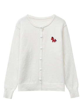 【甜馨tia专享】爆火小马 绵羊绒 软糯针织 刺绣小马针织开衫