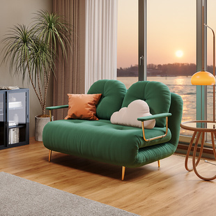 现代简约沙发床可折叠阳台小户型客厅单双人书房两用2023网红新款