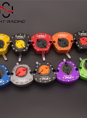 适用KTMc RC390 250改装钛尺方向阻尼缓冲CNC固定支架配件