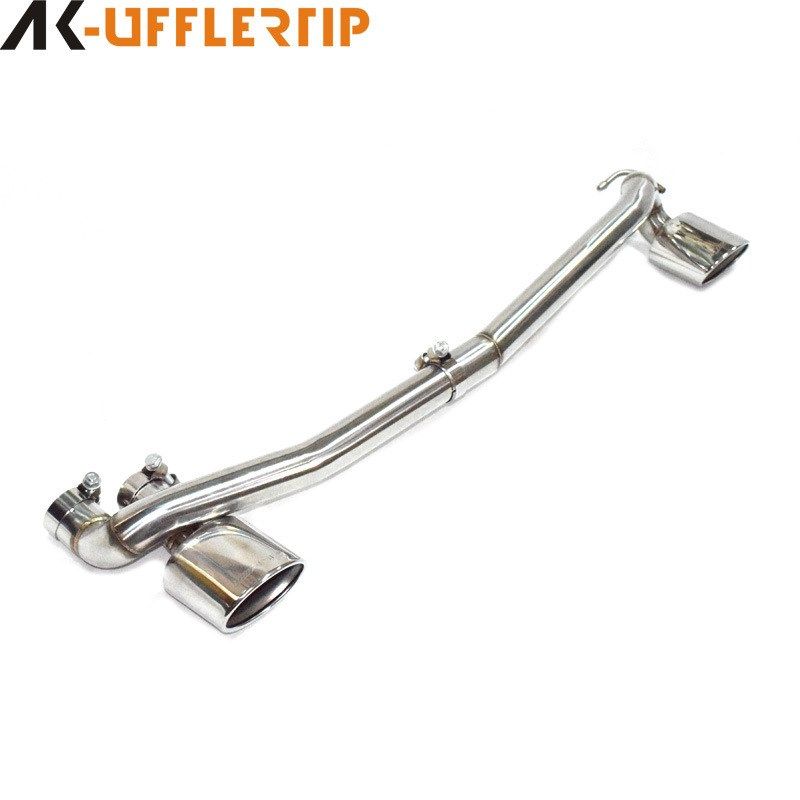 适用于奔驰W204排气管C级C1v80C200260L改装C63双出四出尾喉嘴后