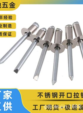 厂家304半钢-全钢抽芯钉圆头抽芯铆钉 机L柜拉钉 M3-M4.8