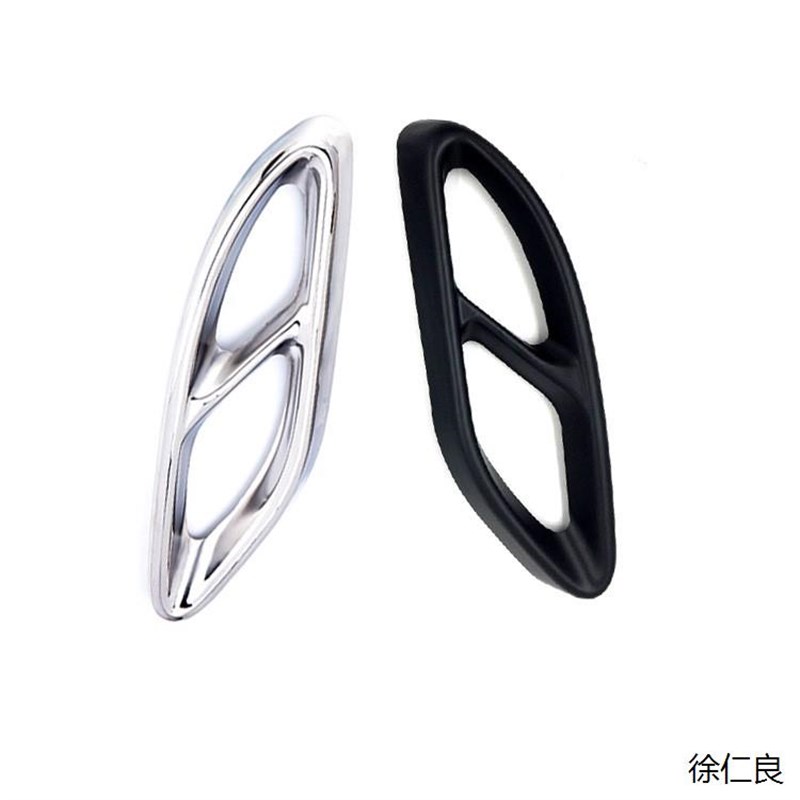 适用宾士A级 C级 E级 GLC GxLA CLA GLE 不锈钢四出尾喉第三代改