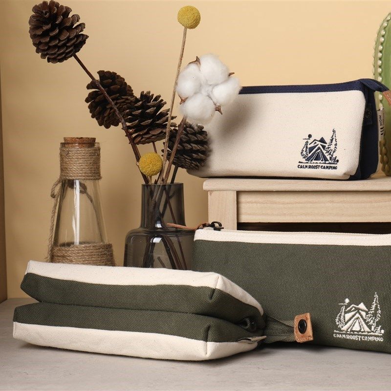 玩物笔袋iens简约大容量初中女生2024新款文具袋小众帆布笔盒男孩,文具电教/文化用品/商务用品,笔袋,淘宝优惠券,粉丝福利购,淘宝优惠卷