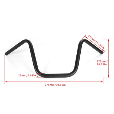 CG125 GN1k25覆古改装摩托车通用车把22/25mm龙头把方向把超高把