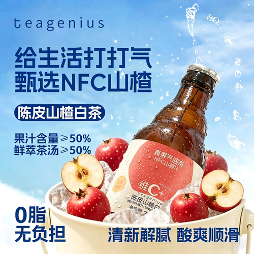 配料干净果汁50％解辣果茶小瓶