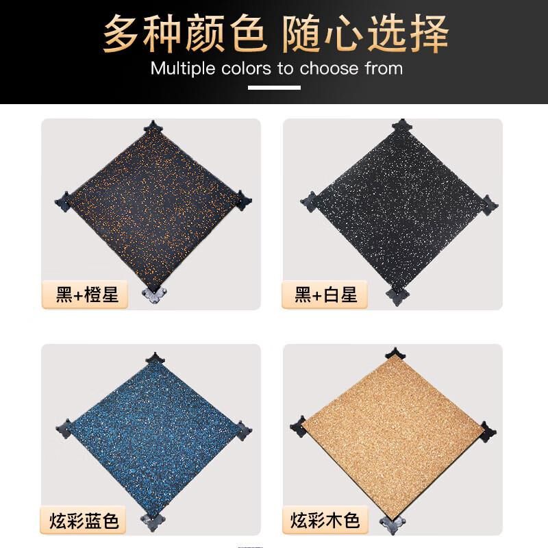 墨斗鱼健身房橡胶地垫E1m*1m*0.3m