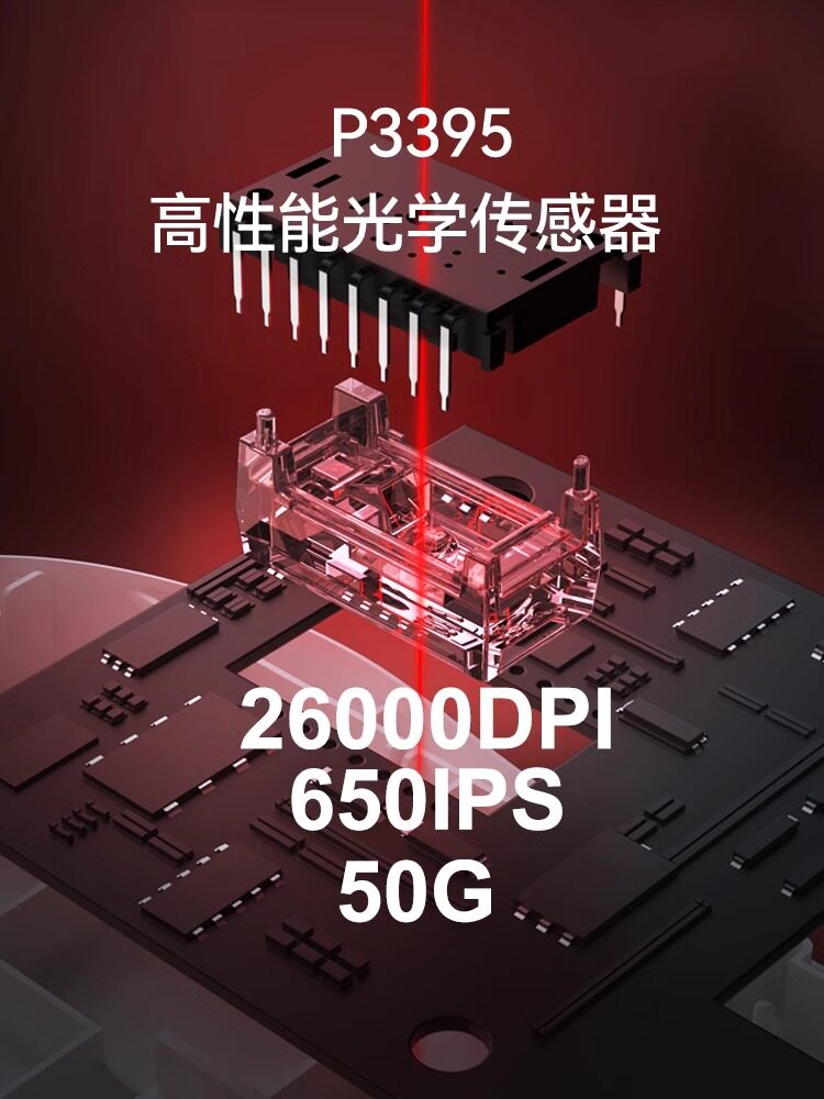 DARYOU A950PRO 3모드 경량 무선 마우스 PAW3395 E-스포츠 게이밍 노트북 사무용 컴퓨터
