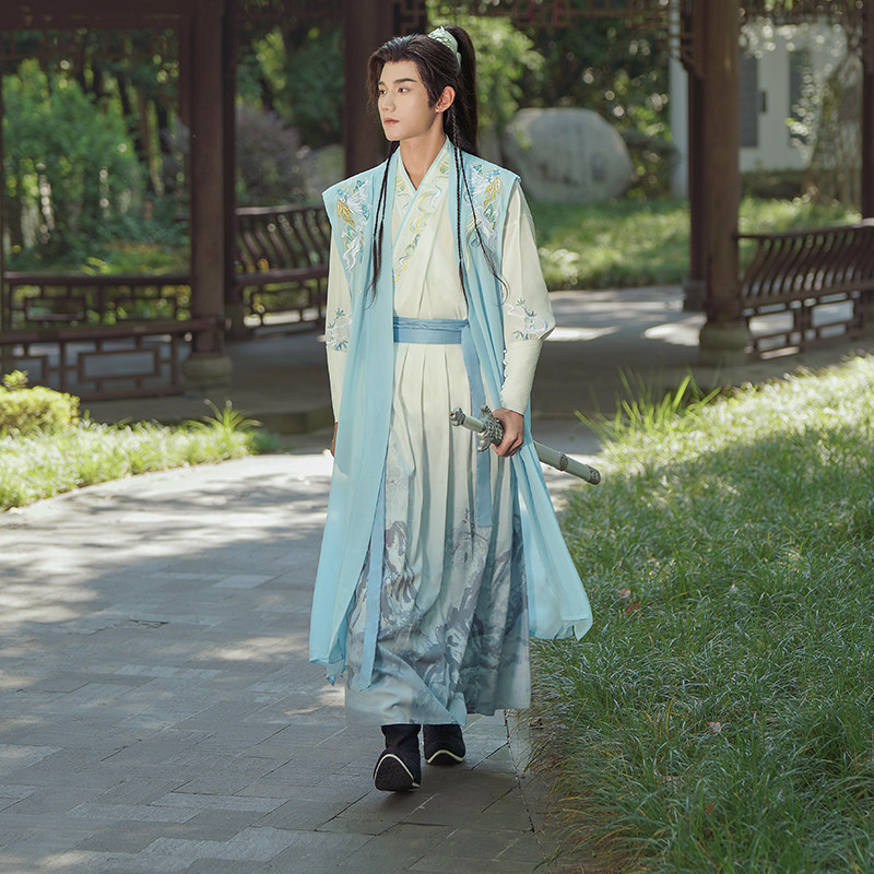 影楼情侣装复古汉服套装