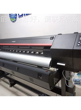DIEN弱溶剂喷绘机写S真喷画机高度.精8米户内户1P外高清广告写DS1