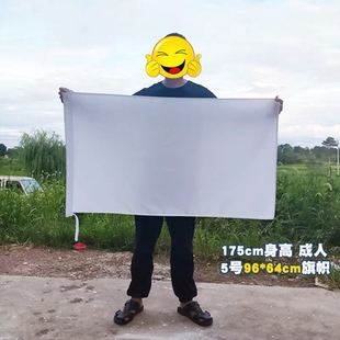 现货速发白旗 白色旗帜 彩旗 白旗 E旗全弹春亚纺布 队旗 班旗制