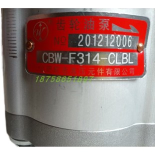 AFHL液压齿轮油泵CBW CLB FL314 AFP CLBL 合肥皖液CBW CLHL F310