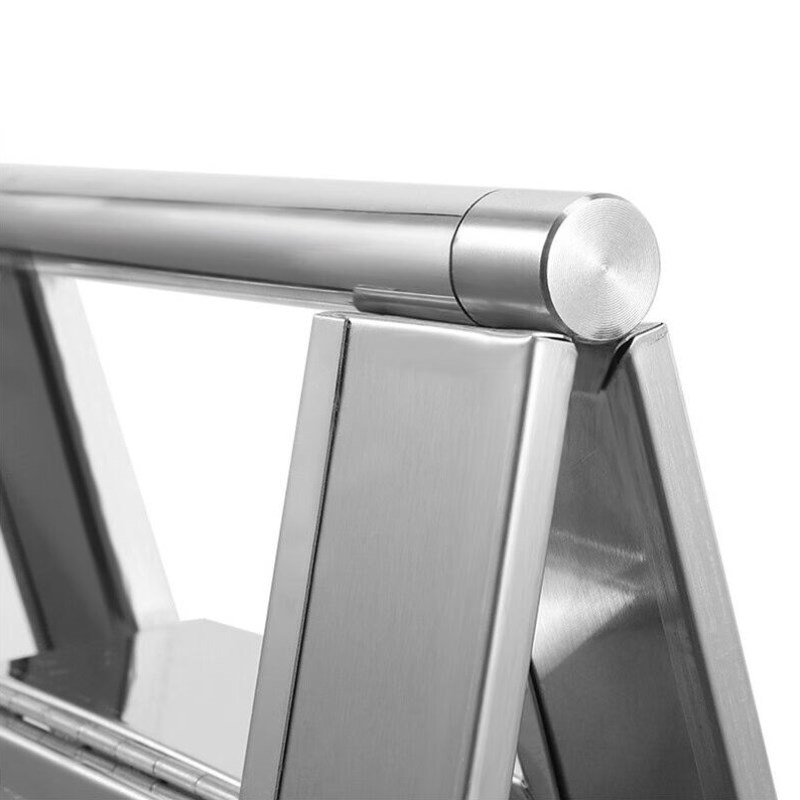 创悟邦不锈钢告示牌可折叠A字警示牌人字提示牌安全W警示标识牌暂