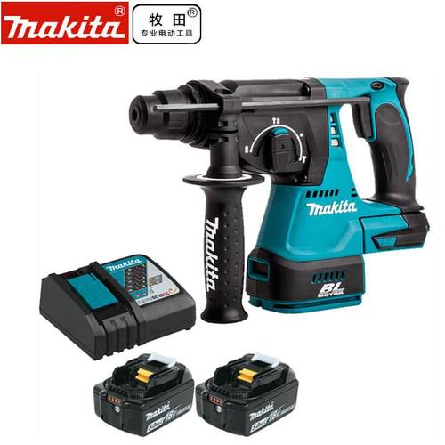 Makita牧田DHR242RME充电式电锤冲击钻18V电动工具混泥土钻孔