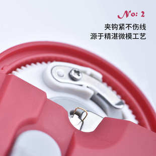 光年电动绑钩器绑鱼钩子线袖钩全自动拴钩器针结器绑钩神器邦钓器