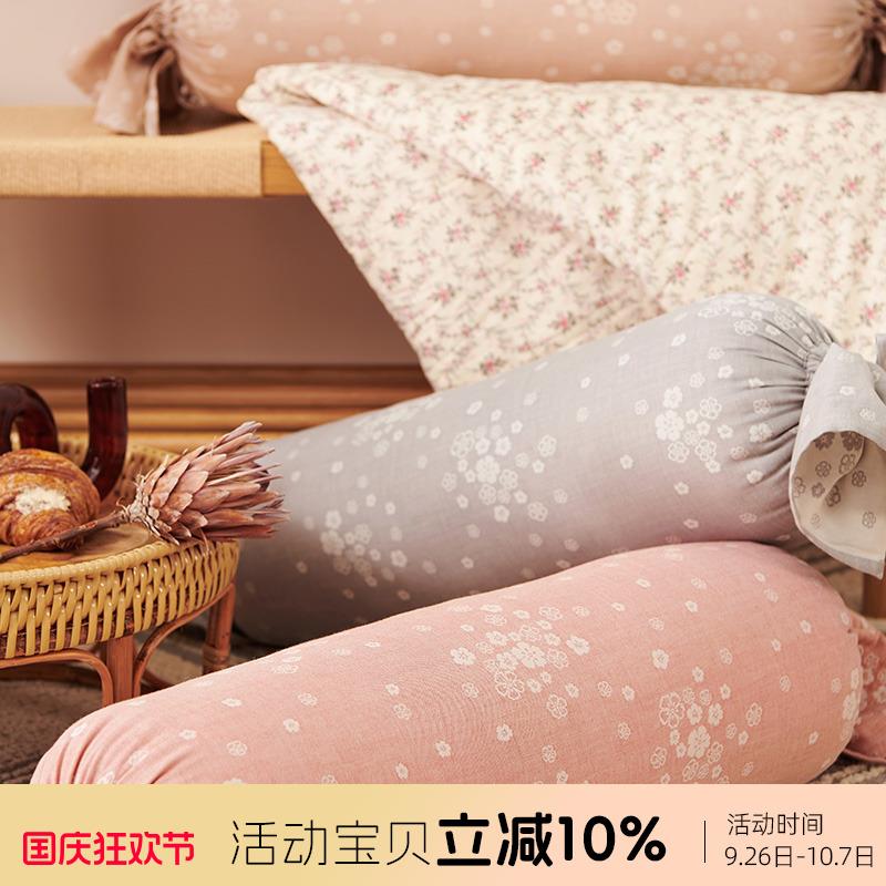 阳春小镇圆形糖果枕男朋友女生睡觉夹腿抱枕孕妇侧睡床上靠枕腰枕
