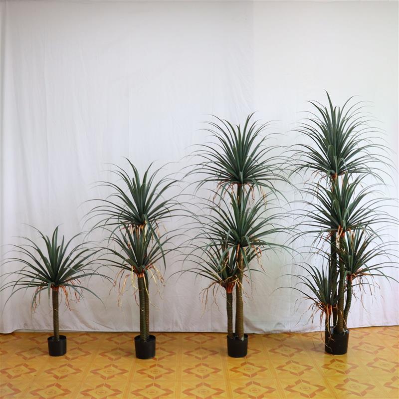 龙血树仿真绿植装饰盆景大型仿生假树植物盆栽室内酒店橱窗摆件