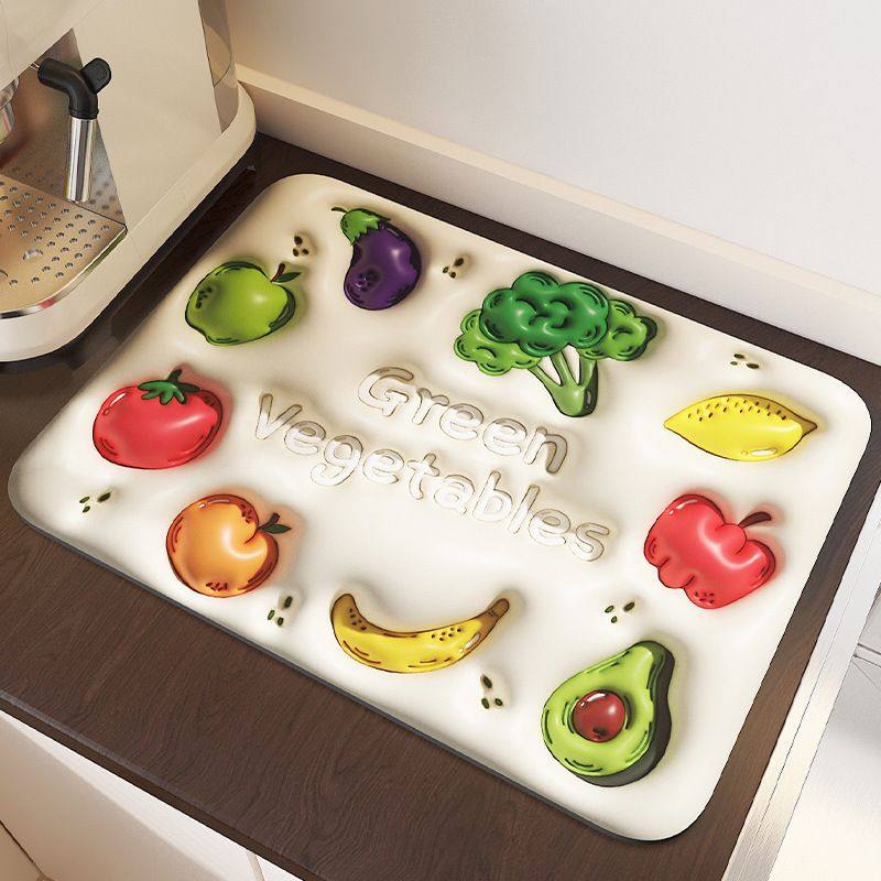 厨房沥水垫洗手台吧台硅藻泥吸水杯垫茶台隔热垫碗盘杯沥水干燥垫,个性定制/设计服务/DIY,地毯/地垫定制,淘宝优惠券,粉丝福利购,淘宝优惠卷