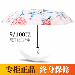 超轻伞羽毛伞二两轻便携小巧无黑胶太阳伞晴雨两用遮阳伞100克88g
