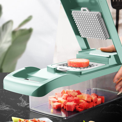 切菜神器厨房切丁水果粒多功能擦土豆丝插丝家用切片切花机刨丝器
