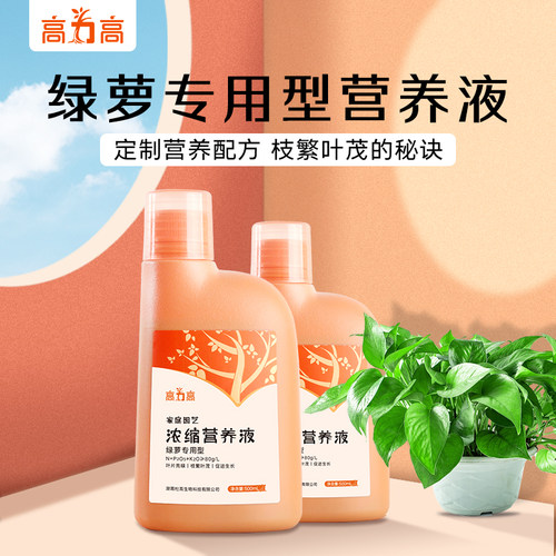 高力高绿萝专用型营养液土培水培绿萝通用浓缩植物营养液绿萝肥料