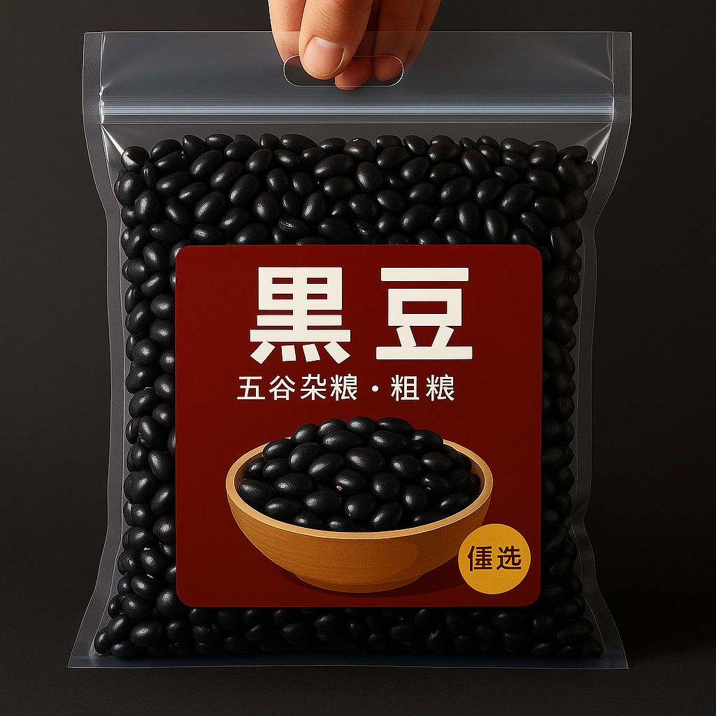 【正宗黑豆】东北新货小黑豆新鲜黑豆农家纯正黑豆非转基因打豆浆