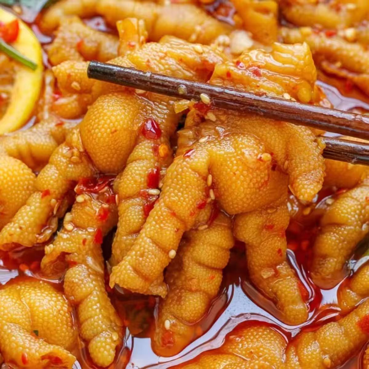 蒜香味酸辣味脱骨凤爪去骨柠檬味即食小包装鸡脚小吃零食泡椒解馋